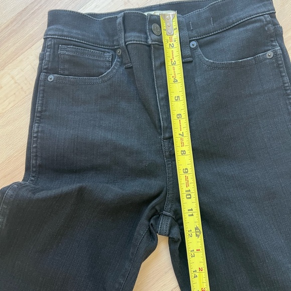 Like-new MADEWELL STOVEPIPE black jeans - Picture 7 of 8